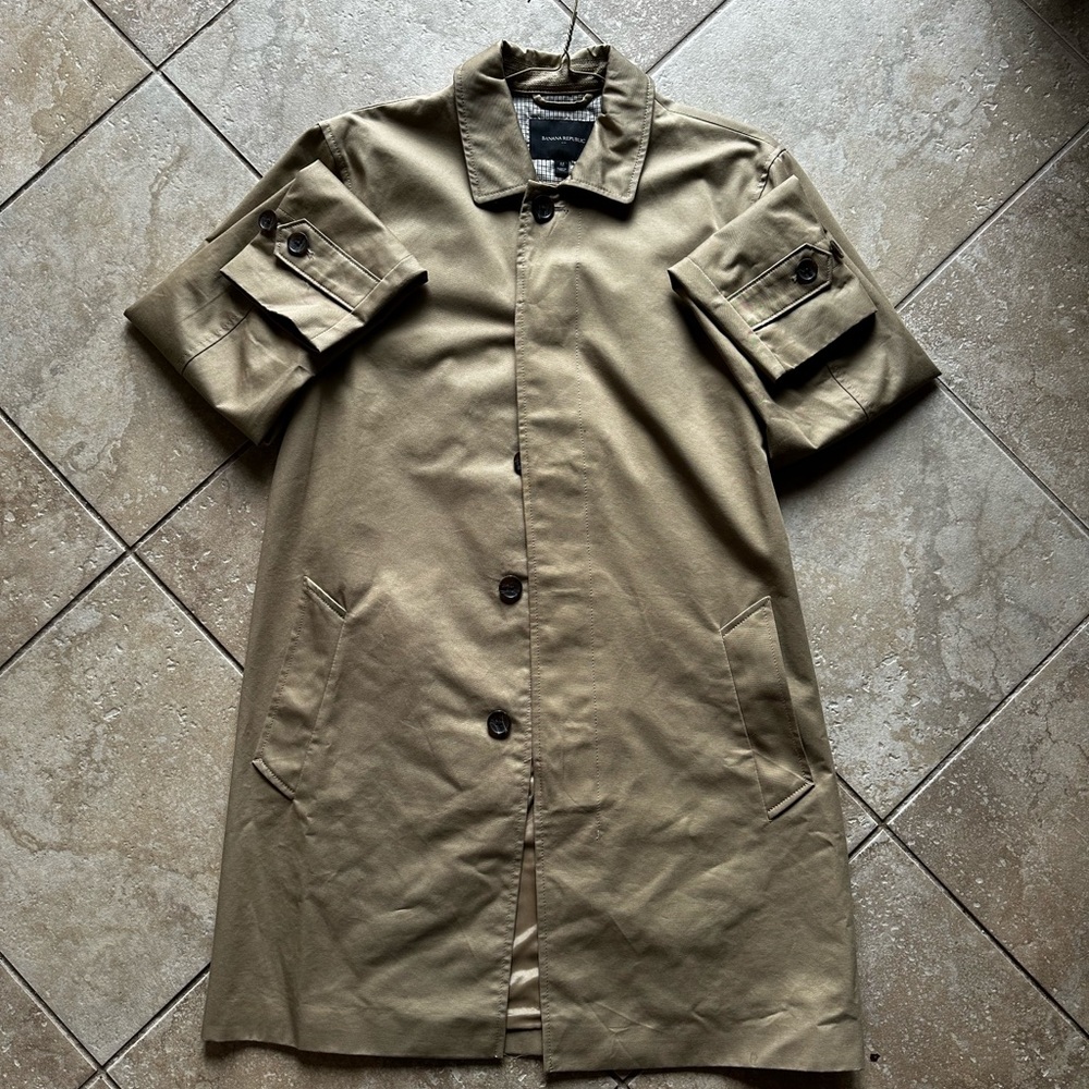 Banana Republic Tan M Trench Coat